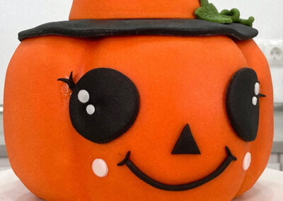 Tarta Calabaza Decoración Halloween