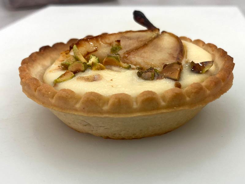 Tartaletas de pera, frutos rojos y calabaza - Repostería Online en Vivo
