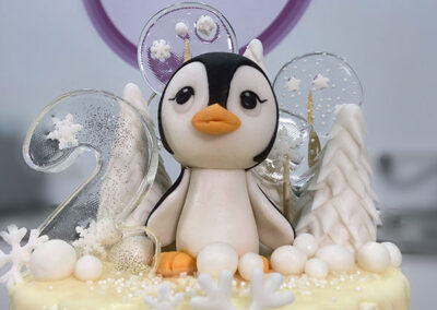 Decoración de Invierno para tarta