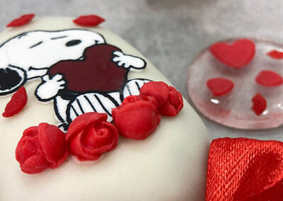 Decoración Mesa Dulce con Snoopy