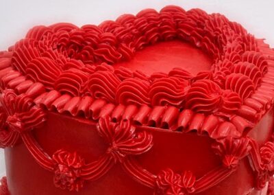 Decoración Tarta Corazón Vintage