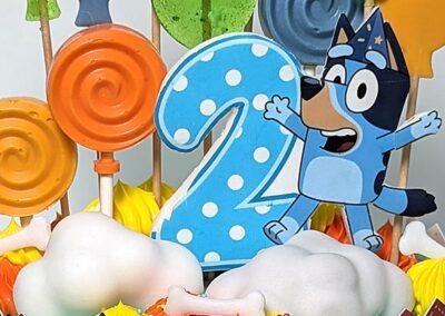 Decoración Tarta Bluey