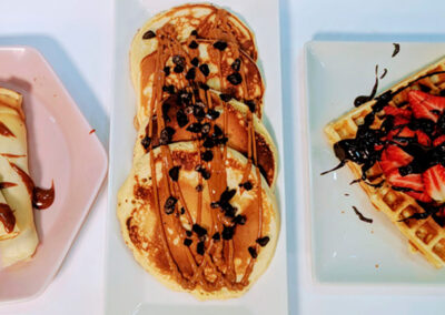 Gofres, pancakes y creps