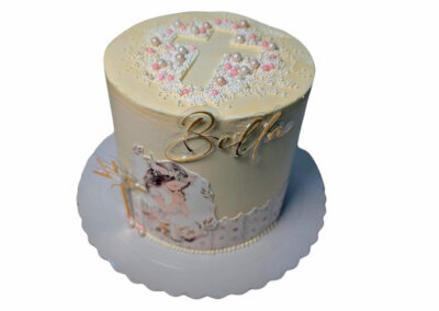 Decoración de tarta de comunión